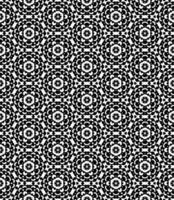 Black and white seamless abstract pattern. Background and backdrop. Grayscale ornamental design. vector