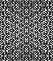 Black and white seamless abstract pattern. Background and backdrop. Grayscale ornamental design. vector