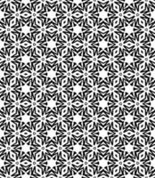 Black and white seamless abstract pattern. Background and backdrop. Grayscale ornamental design. vector