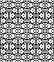 Black and white seamless abstract pattern. Background and backdrop. Grayscale ornamental design. vector