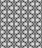 Black and white seamless abstract pattern. Background and backdrop. Grayscale ornamental design. vector