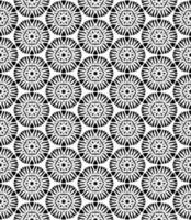 Black and white seamless abstract pattern. Background and backdrop. Grayscale ornamental design. vector