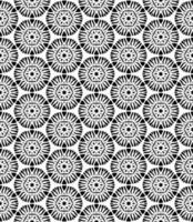 Black and white seamless abstract pattern. Background and backdrop. Grayscale ornamental design. vector