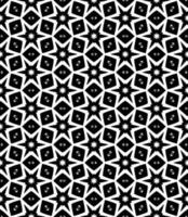 Black and white seamless abstract pattern. Background and backdrop. Grayscale ornamental design. vector