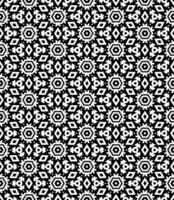 Black and white seamless abstract pattern. Background and backdrop. Grayscale ornamental design. vector