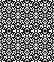 Black and white seamless abstract pattern. Background and backdrop. Grayscale ornamental design. vector