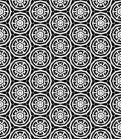 Black and white seamless abstract pattern. Background and backdrop. Grayscale ornamental design. vector