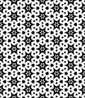 Black and white seamless abstract pattern. Background and backdrop. Grayscale ornamental design. vector