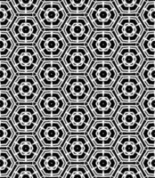 Black and white seamless abstract pattern. Background and backdrop. Grayscale ornamental design. vector