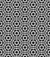 Black and white seamless abstract pattern. Background and backdrop. Grayscale ornamental design. vector