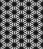 Black and white seamless abstract pattern. Background and backdrop. Grayscale ornamental design. vector