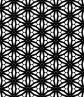 Black and white seamless abstract pattern. Background and backdrop. Grayscale ornamental design. vector