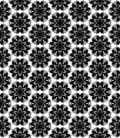 Black and white seamless abstract pattern. Background and backdrop. Grayscale ornamental design. vector