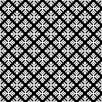 Black and white seamless abstract pattern. Background and backdrop. Grayscale ornamental design. vector