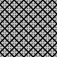 Black and white seamless abstract pattern. Background and backdrop. Grayscale ornamental design. vector