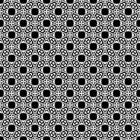 Black and white seamless abstract pattern. Background and backdrop. Grayscale ornamental design. vector