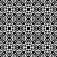 Black and white seamless abstract pattern. Background and backdrop. Grayscale ornamental design. vector