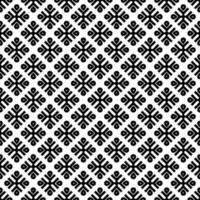 Black and white seamless abstract pattern. Background and backdrop. Grayscale ornamental design. vector