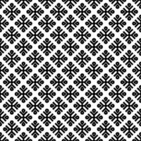 Black and white seamless abstract pattern. Background and backdrop. Grayscale ornamental design. vector