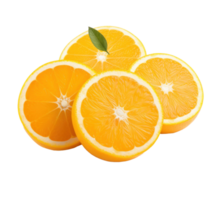 Orangenscheibe isoliert png