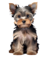 Yorkshire Terrier Hund isoliert png