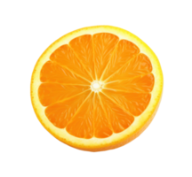 Orange slice isolated png