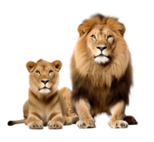 Lion animal isolated png