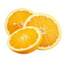 Orange slice isolated png