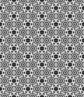 Black and white seamless abstract pattern. Background and backdrop. Grayscale ornamental design. vector