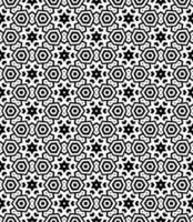 Black and white seamless abstract pattern. Background and backdrop. Grayscale ornamental design. vector