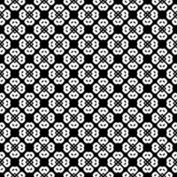 Black and white seamless abstract pattern. Background and backdrop. Grayscale ornamental design. vector