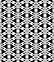 Black and white seamless abstract pattern. Background and backdrop. Grayscale ornamental design. vector