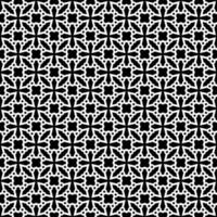Black and white seamless abstract pattern. Background and backdrop. Grayscale ornamental design. vector