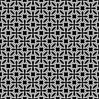 Black and white seamless abstract pattern. Background and backdrop. Grayscale ornamental design. vector