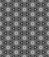 Black and white seamless abstract pattern. Background and backdrop. Grayscale ornamental design. vector