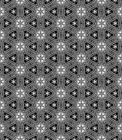 Black and white seamless abstract pattern. Background and backdrop. Grayscale ornamental design. vector