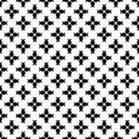 Black and white seamless abstract pattern. Background and backdrop. Grayscale ornamental design. vector
