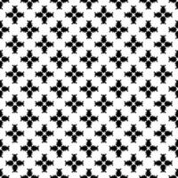 Black and white seamless abstract pattern. Background and backdrop. Grayscale ornamental design. vector