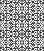Black and white seamless abstract pattern. Background and backdrop. Grayscale ornamental design. vector