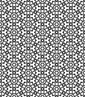 Black and white seamless abstract pattern. Background and backdrop. Grayscale ornamental design. vector