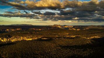 aéreo foto de monte victoria azul montañas nsw Australia