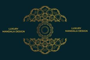 Luxury mandala background vector