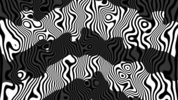 hypnotique monochrome Contexte video