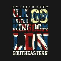 united kingdom lettering, abstract graphic, typography vector, t shirt print, casual style, and other use vector