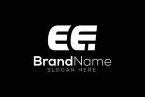 Trendy and Professional letter E E logo design vector template