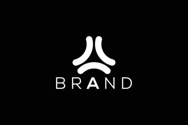 Trendy and Professional abstract triangle logo design vector template