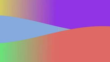 Colorful gradient wave motion background for loop playback. video