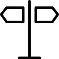 signpost direction icon symbol vector image. Illustration of the arrow information signboard guide destination design image. EPS 10