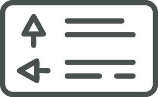 signpost direction icon symbol vector image. Illustration of the arrow information signboard guide destination design image. EPS 10