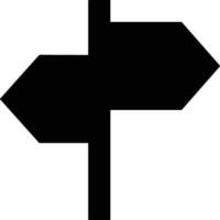 signpost direction icon symbol vector image. Illustration of the arrow information signboard guide destination design image. EPS 10